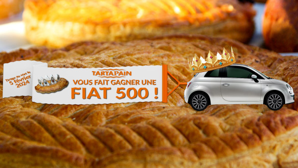 Tartapain vous fait gagner une Fiat 500 !