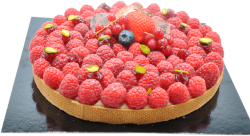 Tarte framboises