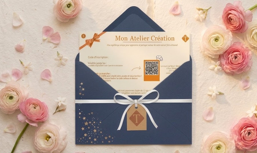 Bon cadeau atelier